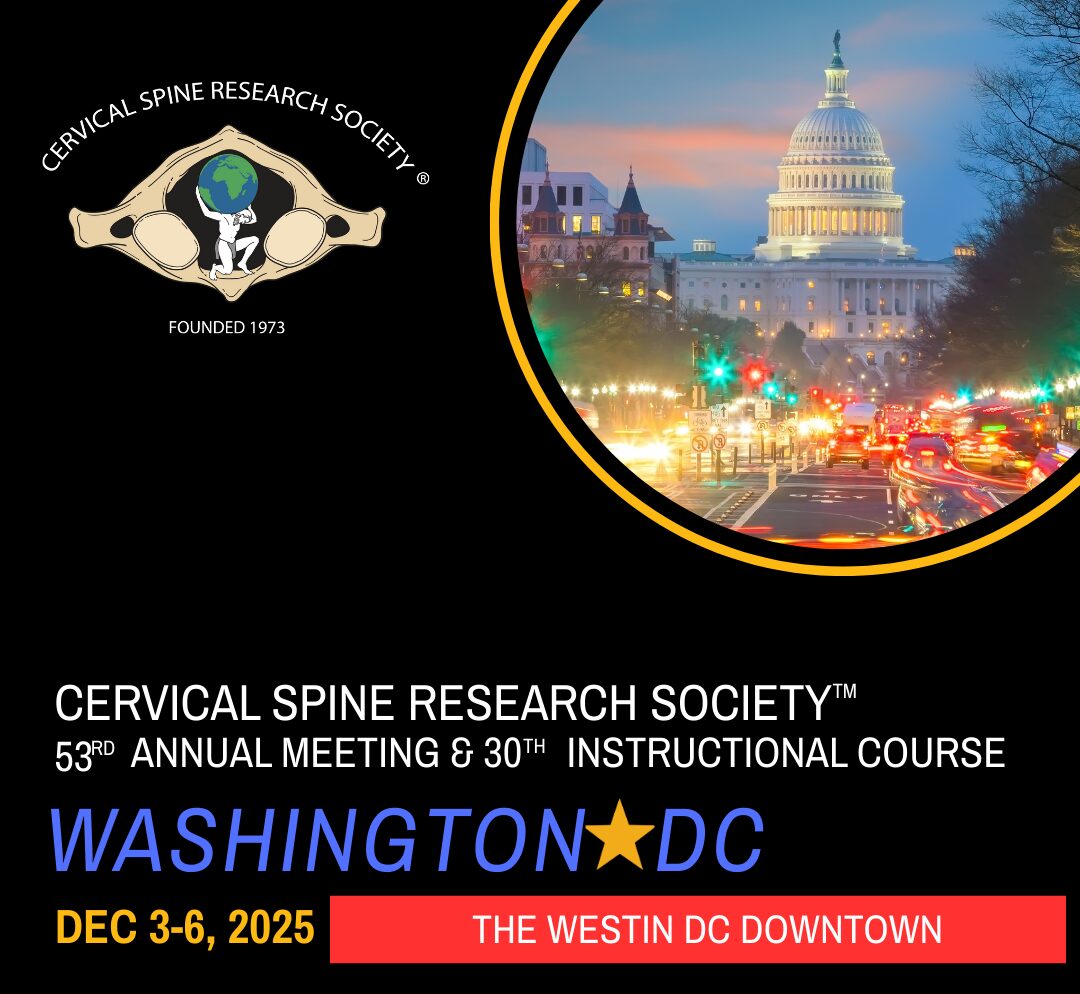 Cervical Spine Research Society Annual Meeting and Instructional Course